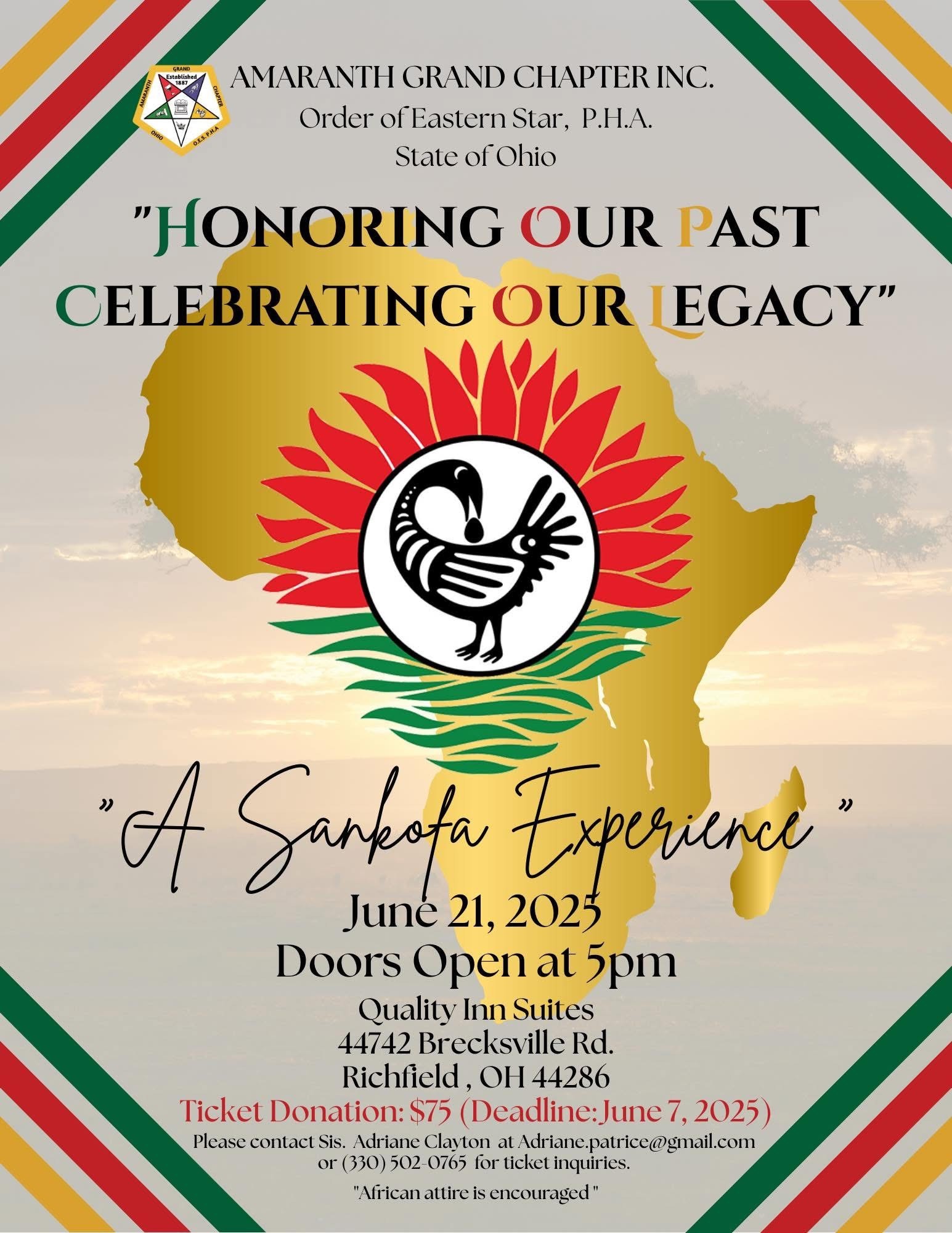A SANKOFA EXPERIENCE